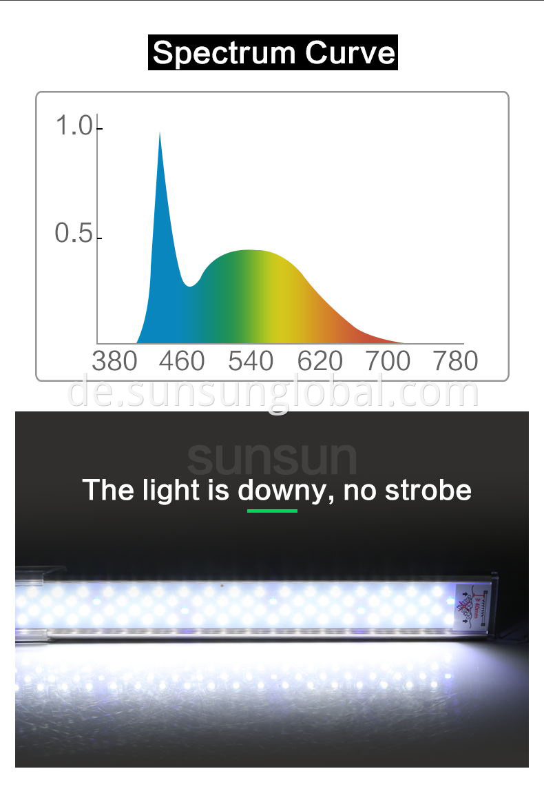 Sunsun Chinese 3 Fuß LED Aquarium Pflanzenwachstum Licht